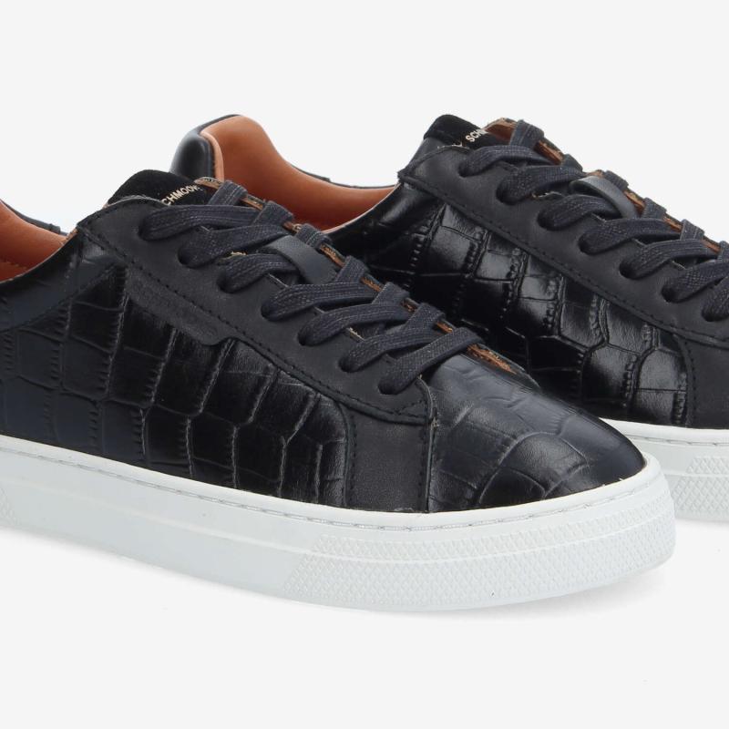 SPARKLE SNEAKER W - KROCO/NAPPA - BLACK